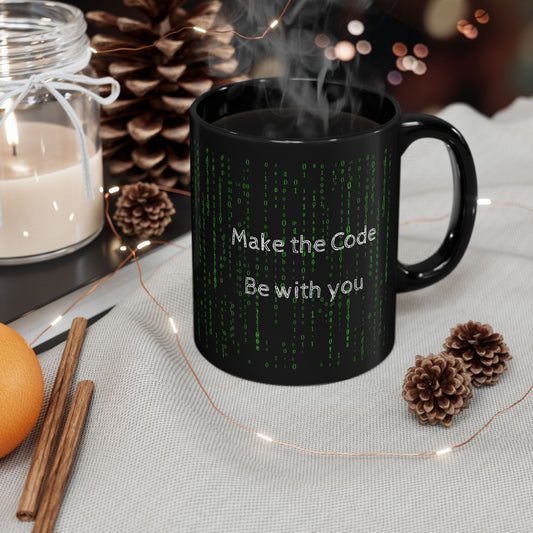 Matrix Code Mug – Make the Code Be with You