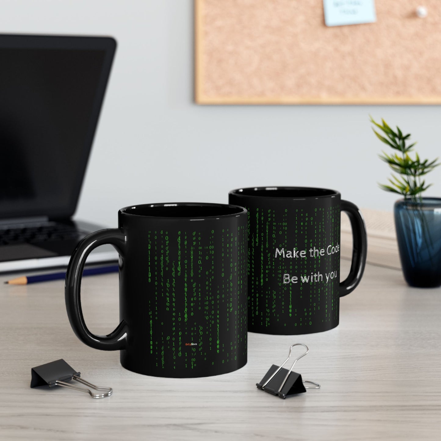 Matrix Code Mug – Make the Code Be with You